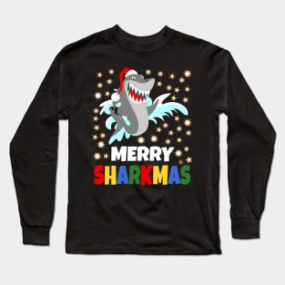 Merry Sharkmas Long Sleeve T-Shirt